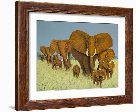 Enormous But Caring-Pat Scott-Framed Giclee Print