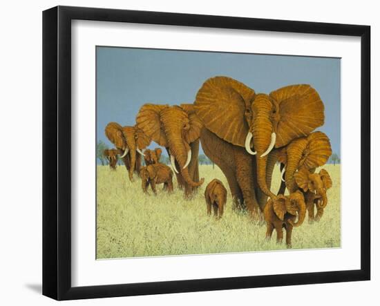 Enormous But Caring-Pat Scott-Framed Giclee Print