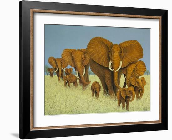 Enormous But Caring-Pat Scott-Framed Giclee Print