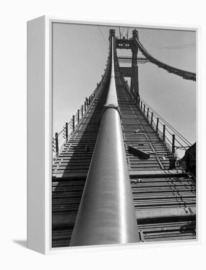 Enormous Cables that Supports a 6-Lane Highway, During Construction of Golden Gate Bridge-Peter Stackpole-Framed Premier Image Canvas