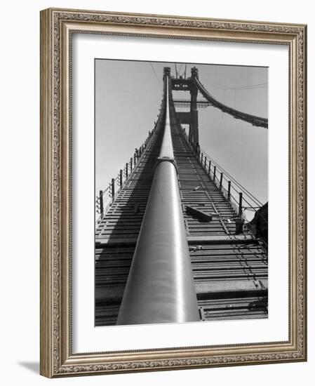 Enormous Cables that Supports a 6-Lane Highway, During Construction of Golden Gate Bridge-Peter Stackpole-Framed Photographic Print