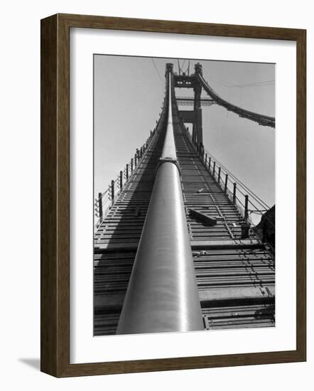 Enormous Cables that Supports a 6-Lane Highway, During Construction of Golden Gate Bridge-Peter Stackpole-Framed Photographic Print