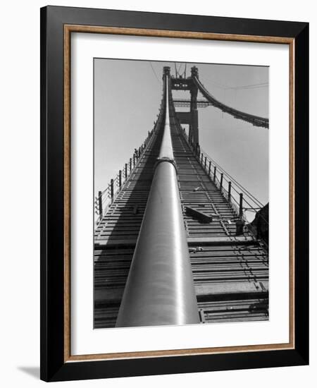 Enormous Cables that Supports a 6-Lane Highway, During Construction of Golden Gate Bridge-Peter Stackpole-Framed Photographic Print