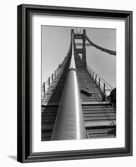 Enormous Cables that Supports a 6-Lane Highway, During Construction of Golden Gate Bridge-Peter Stackpole-Framed Photographic Print