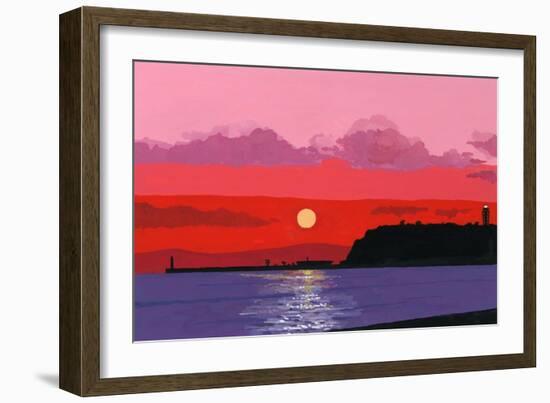 Enosima(Cape bay)-Hiroyuki Izutsu-Framed Giclee Print