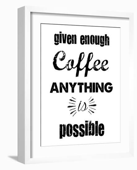 Enough Coffee-Erin Clark-Framed Giclee Print