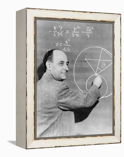 Enrico Fermi, Italian-American Physicist-null-Framed Stretched Canvas