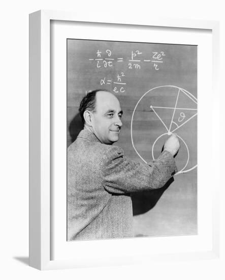 Enrico Fermi, Italian-American Physicist-null-Framed Photo