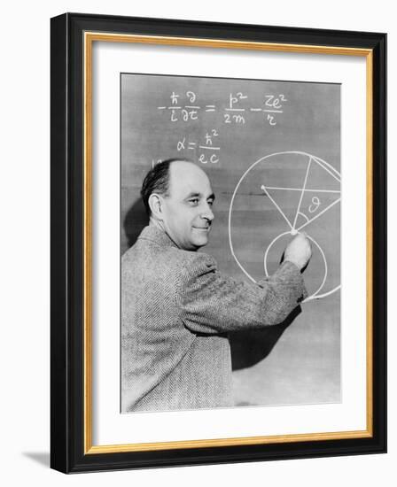 Enrico Fermi, Italian-American Physicist-null-Framed Photo