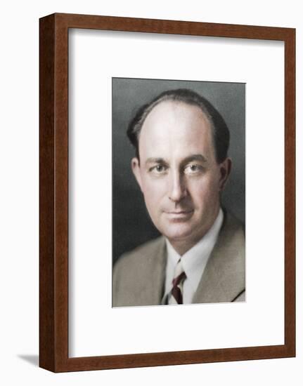 Enrico Fermi, Italian-born American nuclear physicist, c1938-Unknown-Framed Photographic Print