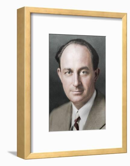 Enrico Fermi, Italian-born American nuclear physicist, c1938-Unknown-Framed Photographic Print