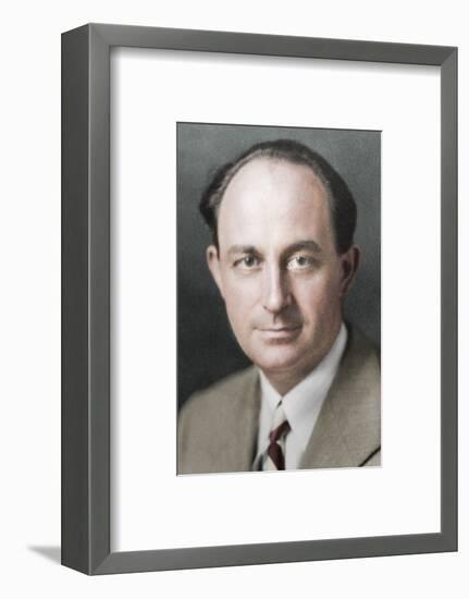 Enrico Fermi, Italian-born American nuclear physicist, c1938-Unknown-Framed Photographic Print