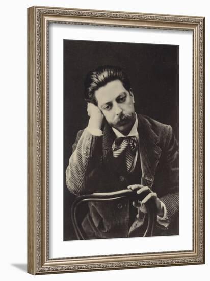 Enrique Granados, Spanish Pianist and Composer (1867-1916)-null-Framed Photographic Print