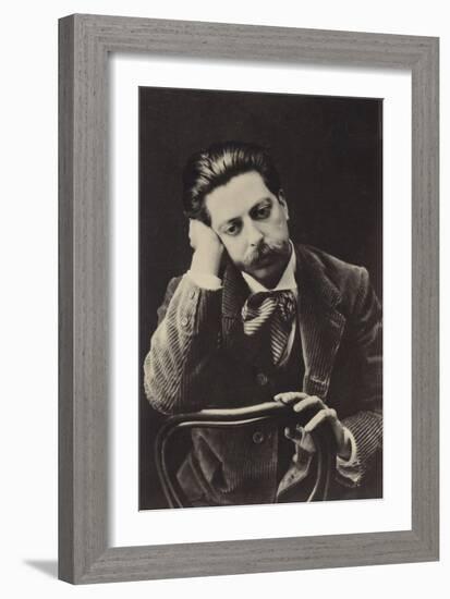 Enrique Granados, Spanish Pianist and Composer (1867-1916)-null-Framed Photographic Print