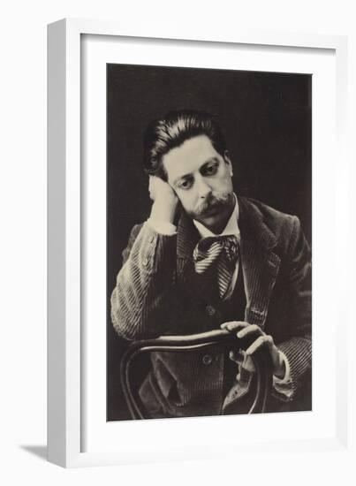 Enrique Granados, Spanish Pianist and Composer (1867-1916)-null-Framed Photographic Print