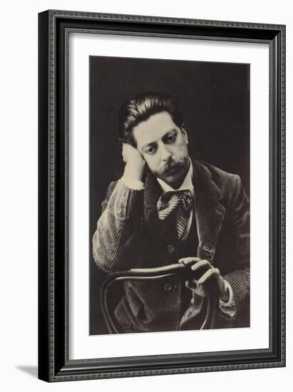 Enrique Granados, Spanish Pianist and Composer (1867-1916)-null-Framed Photographic Print