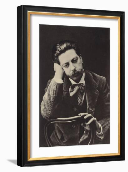 Enrique Granados, Spanish Pianist and Composer (1867-1916)-null-Framed Photographic Print