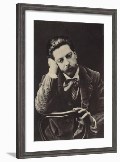 Enrique Granados, Spanish Pianist and Composer (1867-1916)-null-Framed Photographic Print