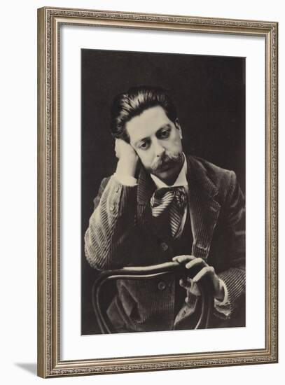 Enrique Granados, Spanish Pianist and Composer (1867-1916)-null-Framed Photographic Print