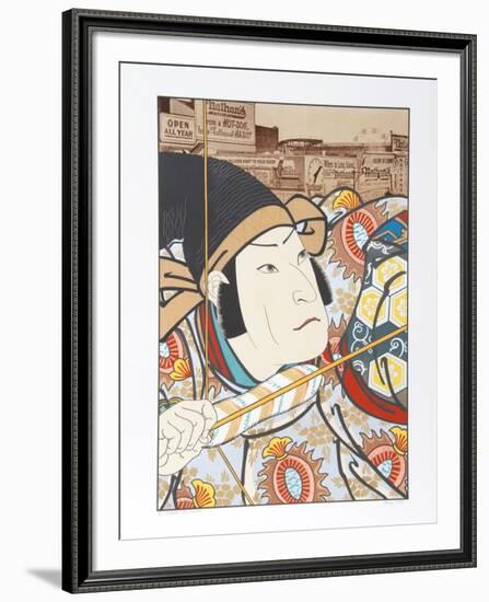 Ensaburo (After Kunishige)-Michael Knigin-Framed Limited Edition