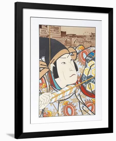 Ensaburo (After Kunishige)-Michael Knigin-Framed Limited Edition