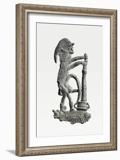 Enseigne de pélerinage : Singe apothicaire-null-Framed Giclee Print