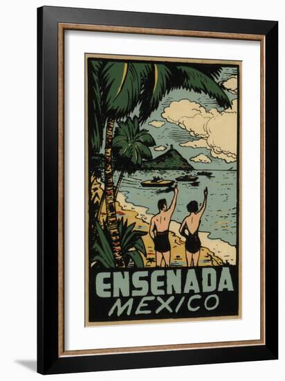 Ensenada Mexico Decal-Jennifer Kennard-Framed Giclee Print