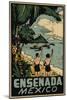 Ensenada Mexico Decal-Jennifer Kennard-Mounted Giclee Print