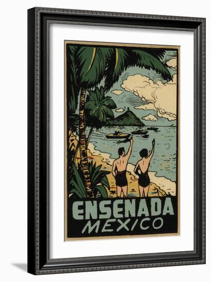 Ensenada Mexico Decal-Jennifer Kennard-Framed Giclee Print