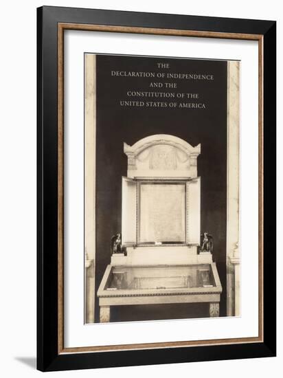 Enshrined American Documents-null-Framed Art Print