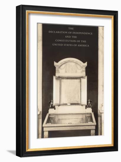 Enshrined American Documents-null-Framed Art Print