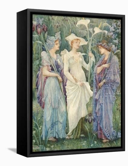 Ensigns of Spring-Walter Crane-Framed Premier Image Canvas