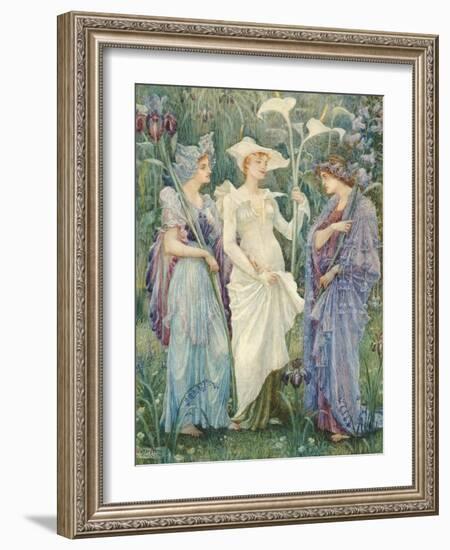 Ensigns of Spring-Walter Crane-Framed Giclee Print