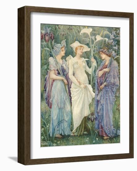 Ensigns of Spring-Walter Crane-Framed Giclee Print