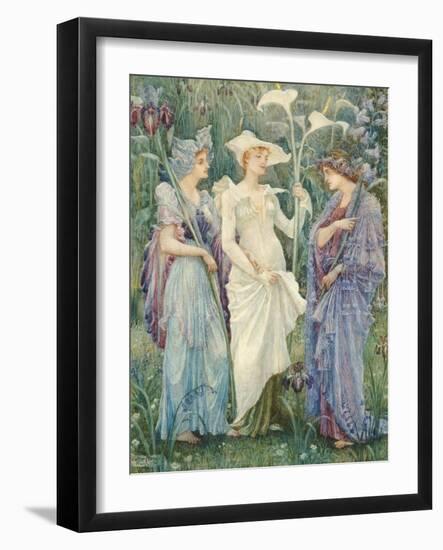 Ensigns of Spring-Walter Crane-Framed Giclee Print