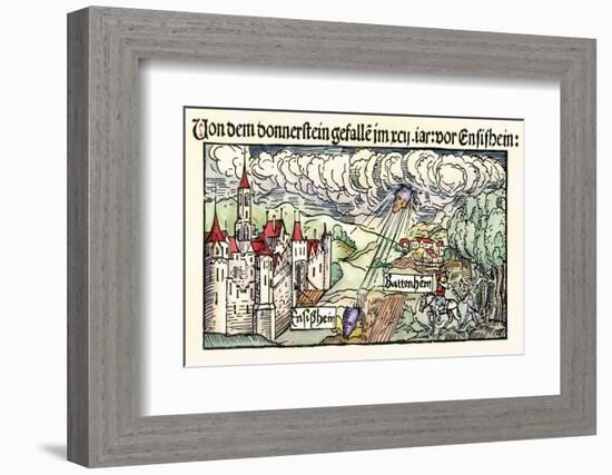 Ensisheim Meteor Fall, 1492-Detlev Van Ravenswaay-Framed Photographic Print