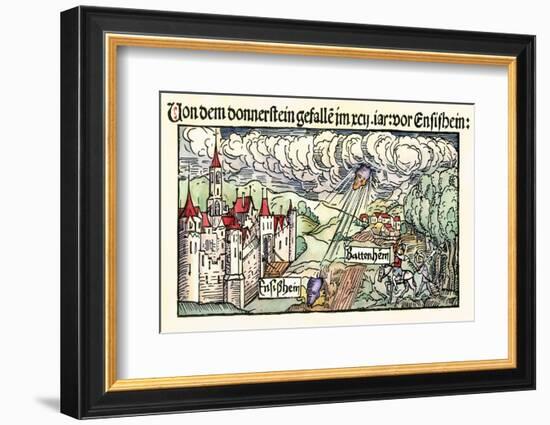 Ensisheim Meteor Fall, 1492-Detlev Van Ravenswaay-Framed Photographic Print