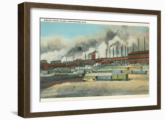 Ensley Steel Plant, Birmingham, Alabama-null-Framed Art Print