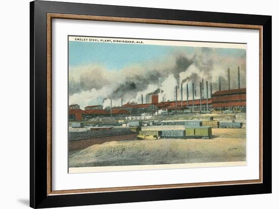 Ensley Steel Plant, Birmingham, Alabama-null-Framed Art Print