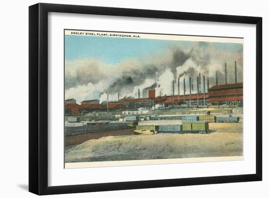 Ensley Steel Plant, Birmingham, Alabama-null-Framed Art Print