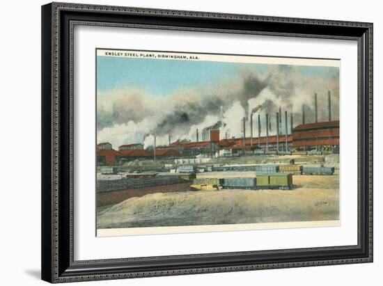 Ensley Steel Plant, Birmingham, Alabama-null-Framed Art Print