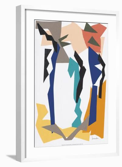 Entanglement - Navy-Melissa Wenke-Framed Giclee Print