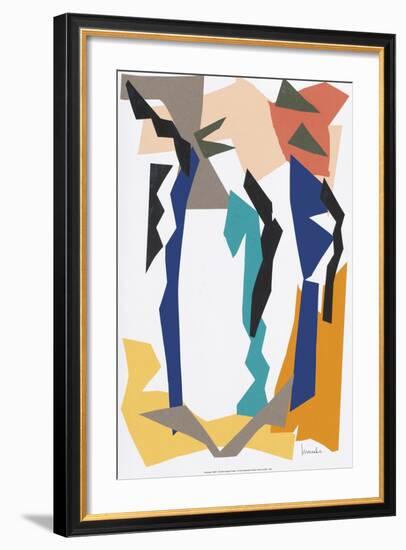 Entanglement - Navy-Melissa Wenke-Framed Giclee Print