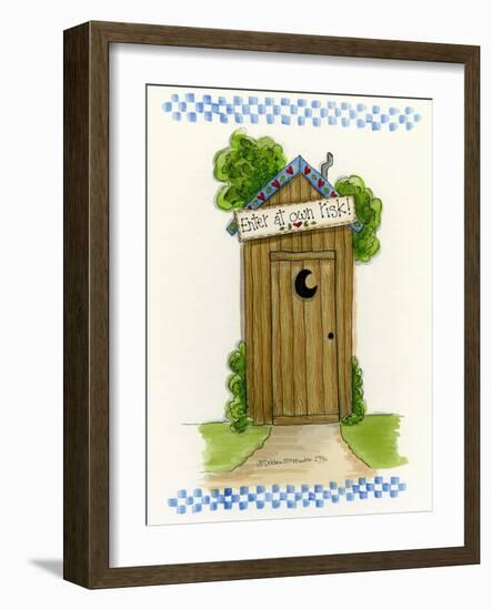 Enter at Your Own Risk-Debbie McMaster-Framed Giclee Print