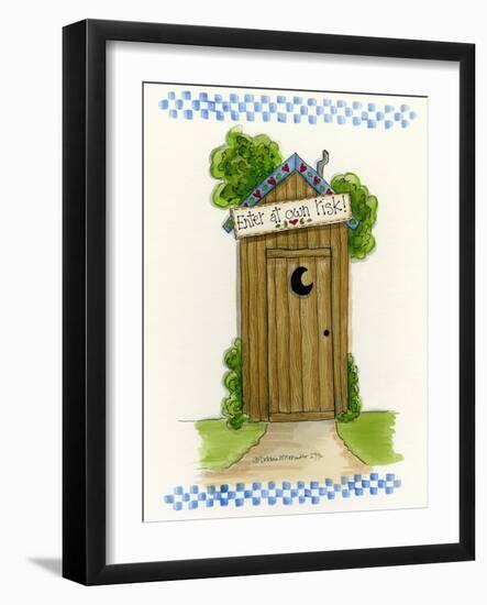 Enter at Your Own Risk-Debbie McMaster-Framed Giclee Print