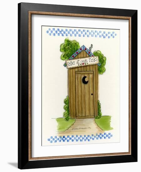 Enter at Your Own Risk-Debbie McMaster-Framed Giclee Print