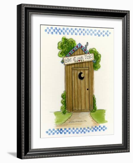 Enter at Your Own Risk-Debbie McMaster-Framed Giclee Print