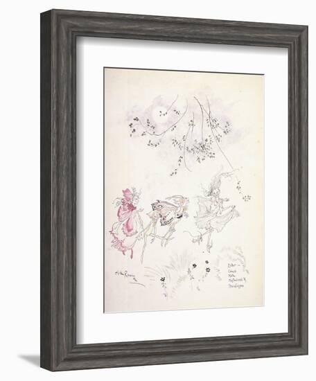 Enter: Cobweb-Arthur Rackham-Framed Giclee Print