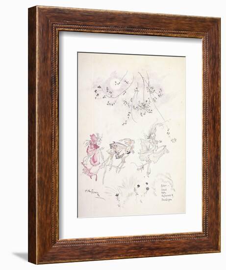 Enter: Cobweb-Arthur Rackham-Framed Giclee Print