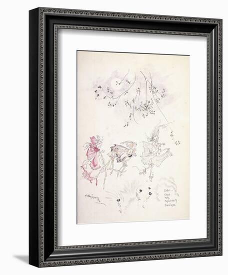 Enter: Cobweb-Arthur Rackham-Framed Giclee Print